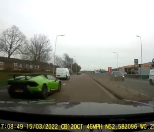 Lamborghini exceso de velocidad