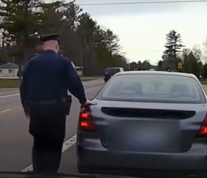 control policia coche