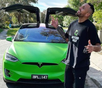 tesla model X Kyrgios