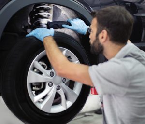 amortiguadores coche taller