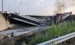 Una autopista se derrumba tras el incendio de un camión cisterna