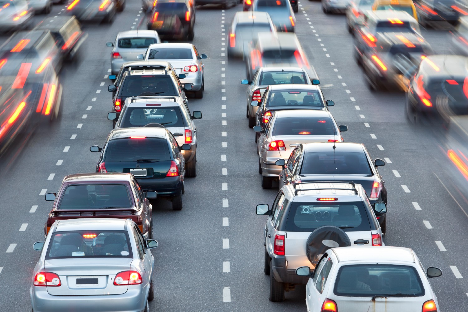 cuatro intermitentes