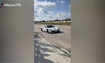 Pierde el control de un Ferrari F8 Tributo y la cosa acaba mal