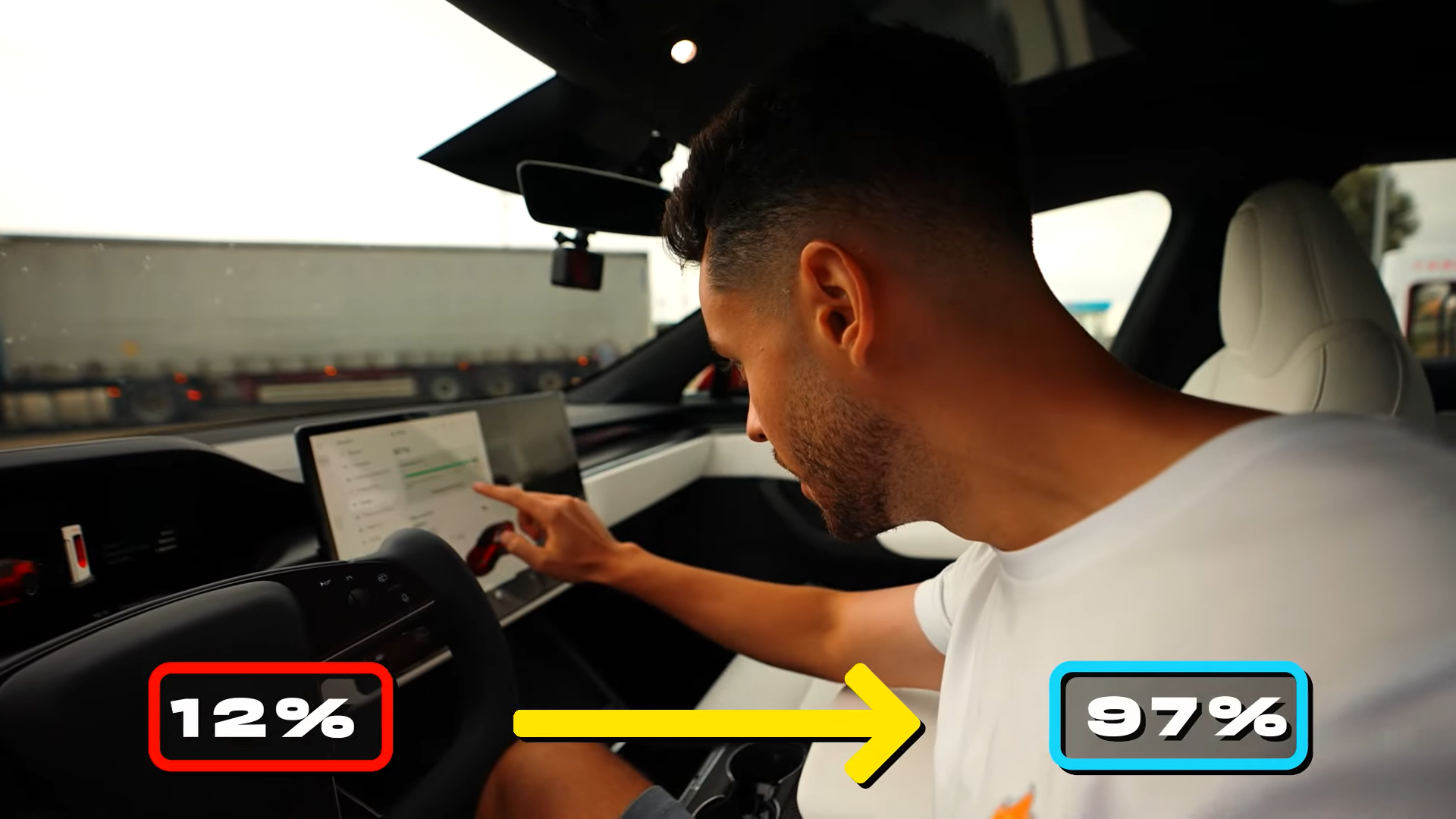 TheGrefg comprueba cuánto cuesta cargar su Tesla.