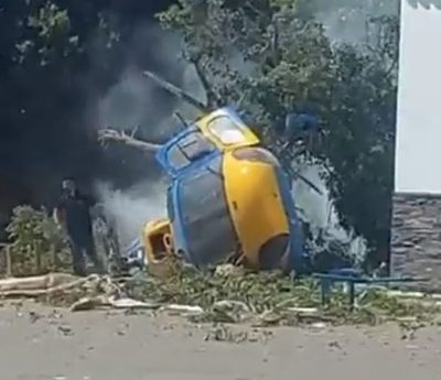 accidente helicoptero
