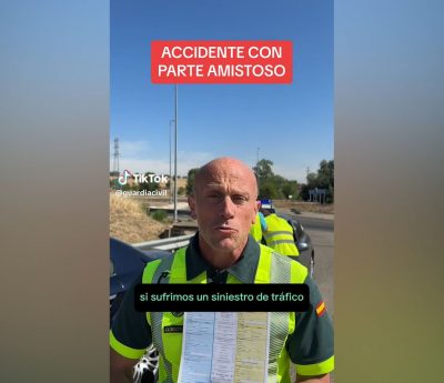 Cómo rellenar un parte amistoso