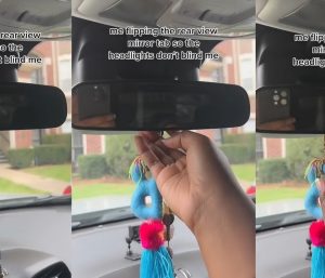 truco espejo retrovisor tiktok