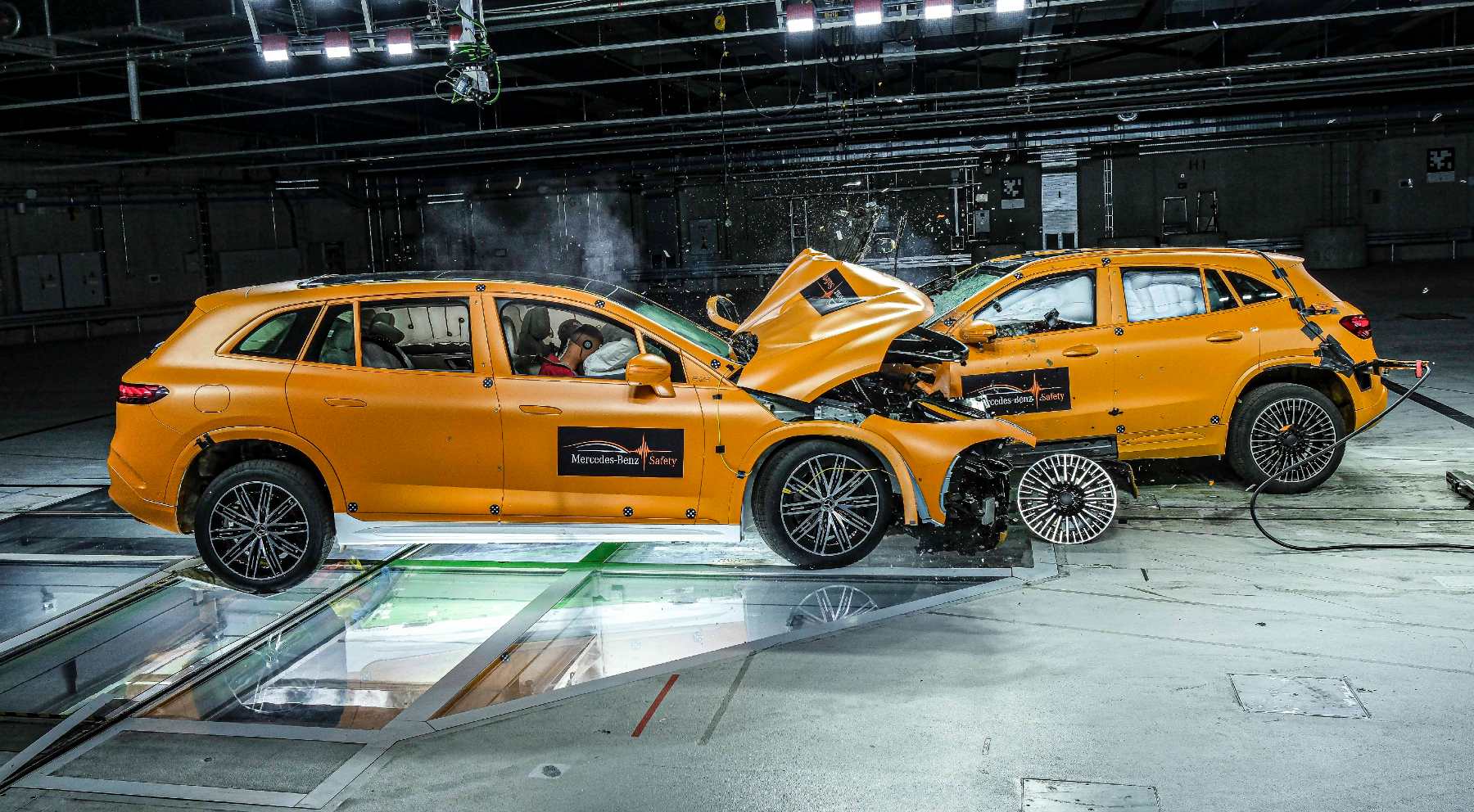 Accidente coches eléctricos