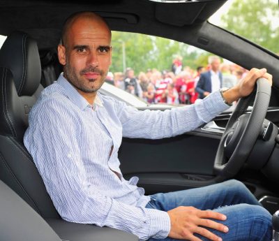 Pep Guardiola coche