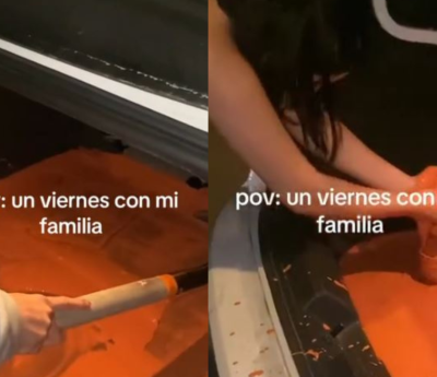 Pintura en el maletero