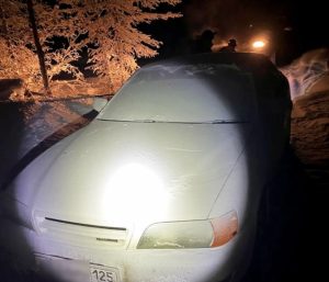 coche congelado rusia