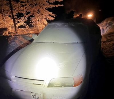 coche congelado rusia