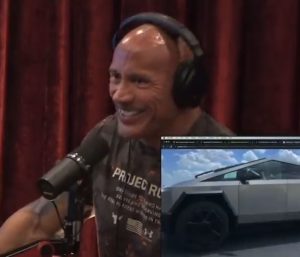 The Rock Tesla