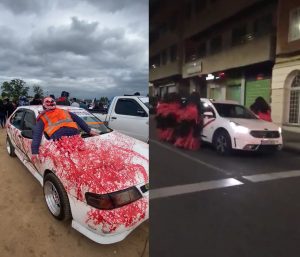 halloween disfraz coche