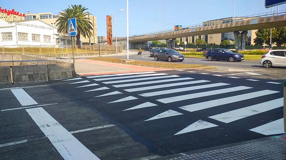 paso peatones sobreelevado