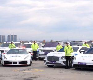 Coches policiales en Turquía