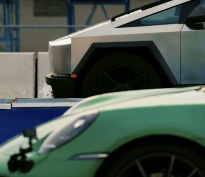 Cybertruck vs Porsche
