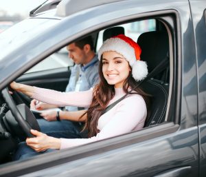 adorno navidad coche