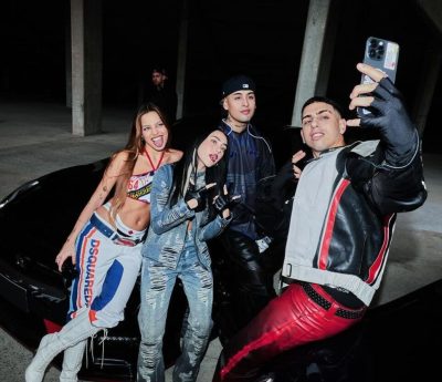 Emilia, Nicki, Tiago PZK y Mesita