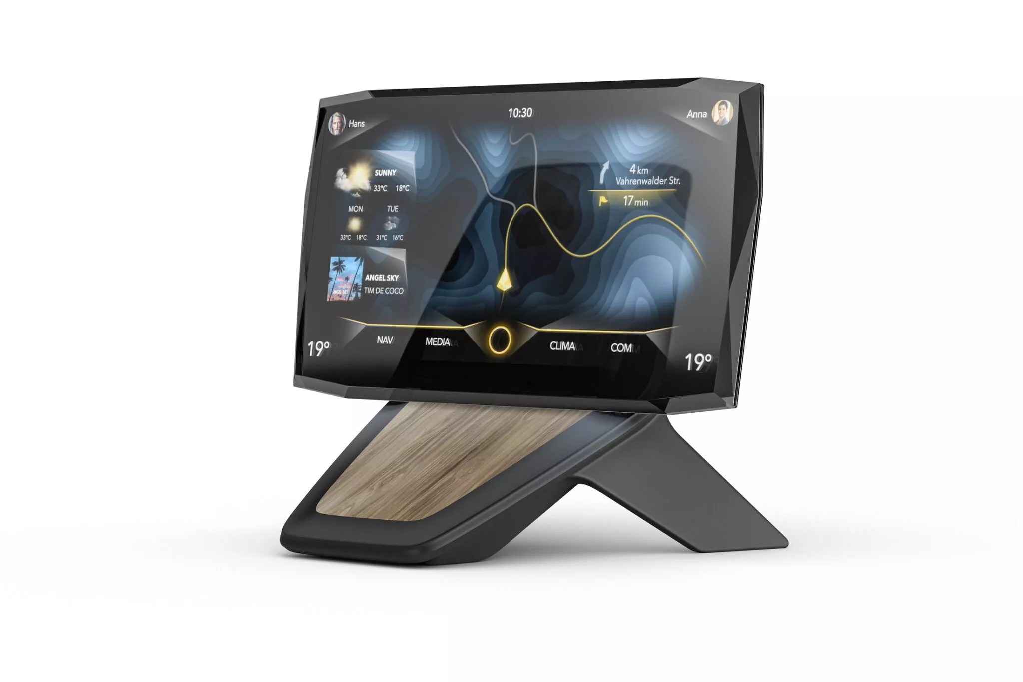 Crystal Center Display