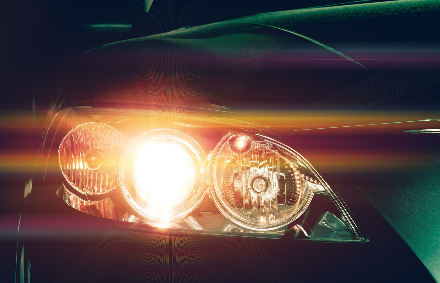 luces faro coche