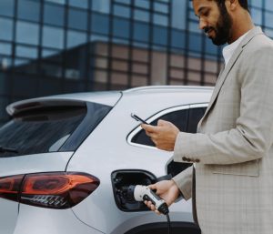 punto recarga coche eléctrico