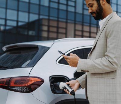 punto recarga coche eléctrico