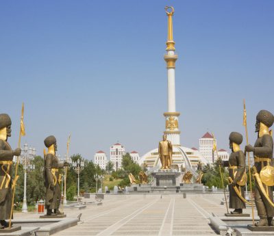 Turkmenistán coches blancos