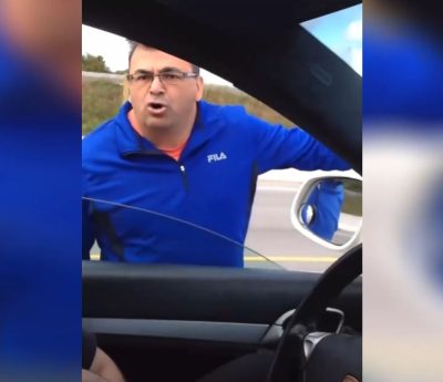 Increpa a otro conductor