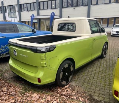 El primer registro del Volkswagen ID. Buzz pick-up fuen en 2022.