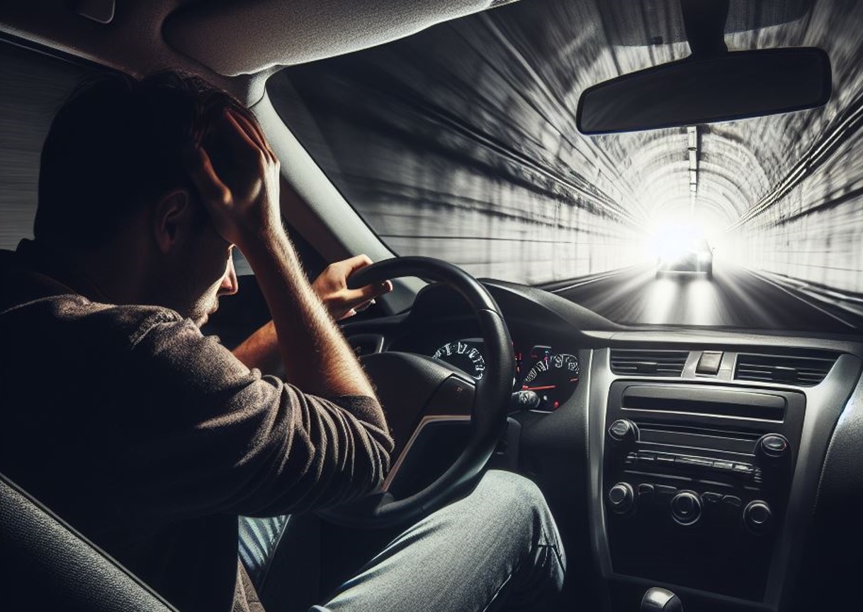claustrofobia coche túnel