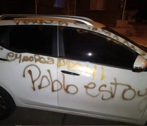 coche rayado