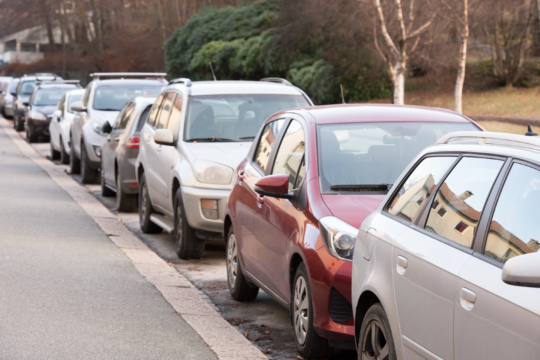 aparcar coche retrovisor