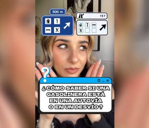 Cómo saber si una gasolinera está en una autovía o en un desvío