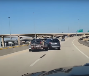Pelea en la carretera
