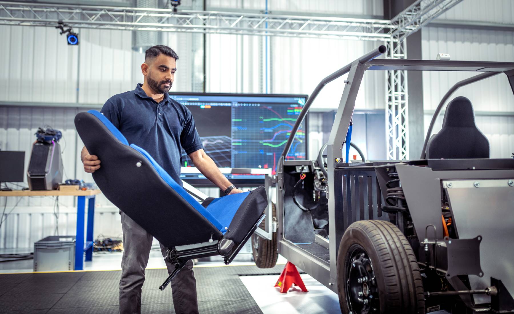 Fábrica de coches en la India