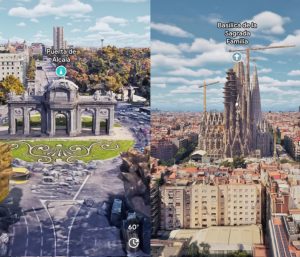 google maps vista inmersiva