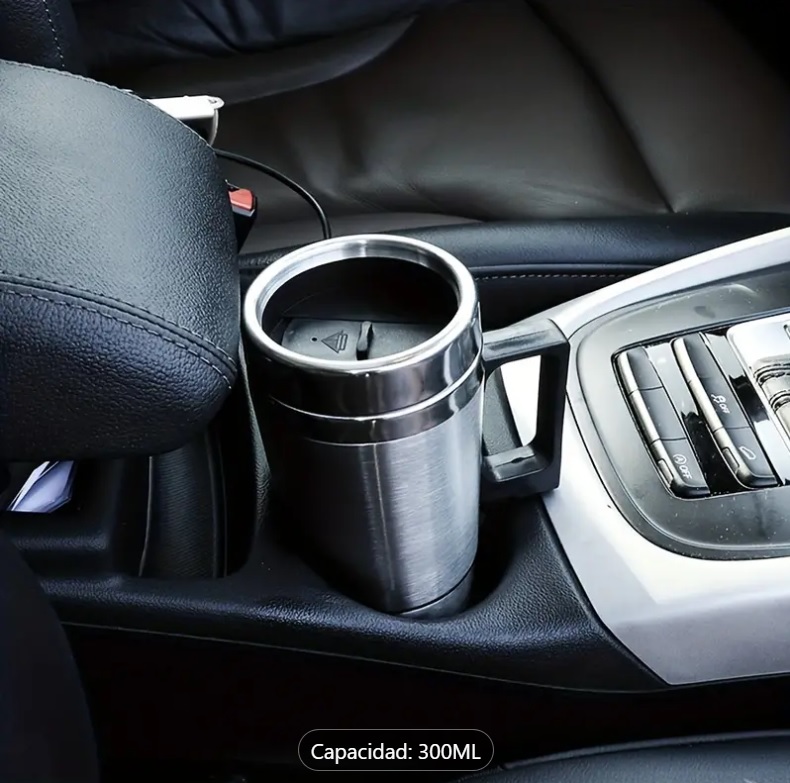 taza calefactable coche