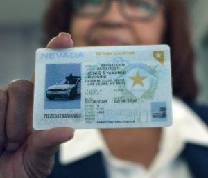 Coche con carné de conducir