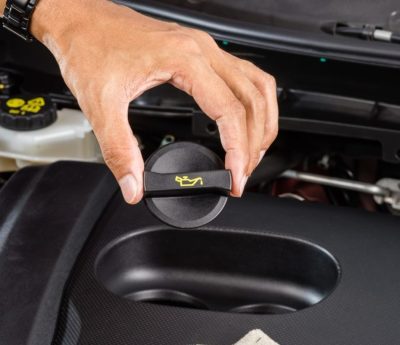 Tapón del aceite con símbolo