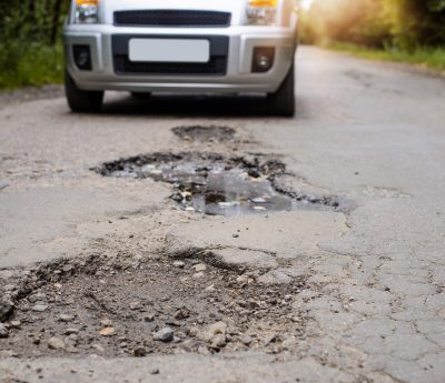 reclamar daños carretera