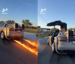 coche delorean tesla