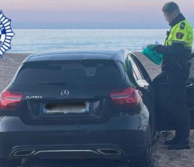 multas coche playa