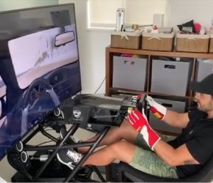 luis fonsi simulador fórmula 1