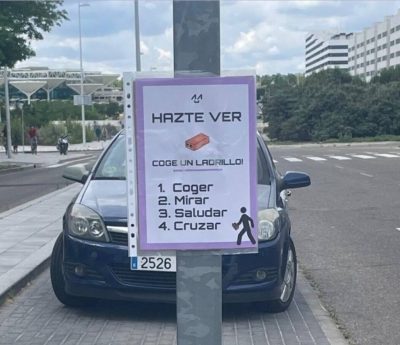 cartel hazte ver madrid