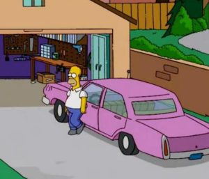 coche los simpson