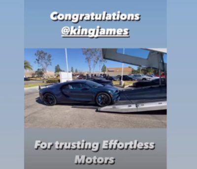 lebron james bugatti