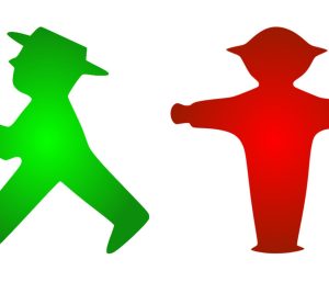 Ampelmännchen semáforos