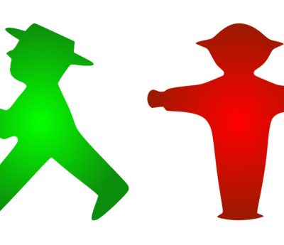 Ampelmännchen semáforos