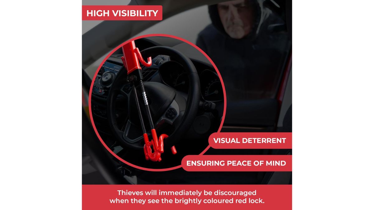 Esta es la mejor barra antirrobo para el coche de Amazon